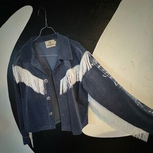 Fashion Brand Company Penelope Gazin Patsy Cline Fringe Jacket